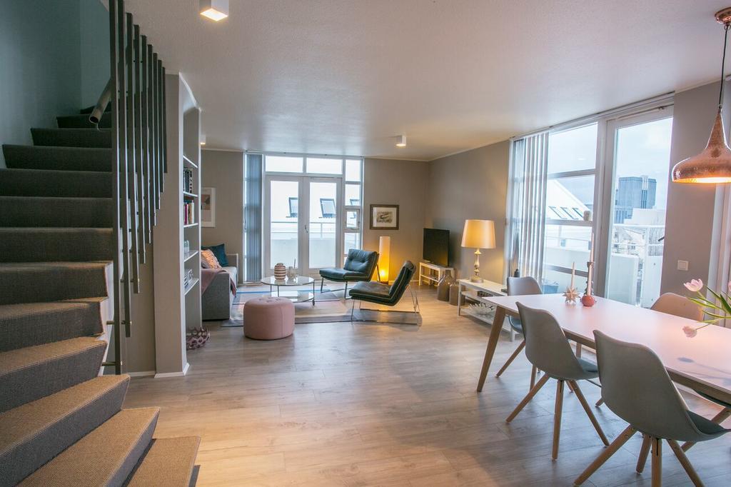 Penthouse Downtown With Free Parking Apartman Reykjavík Kültér fotó
